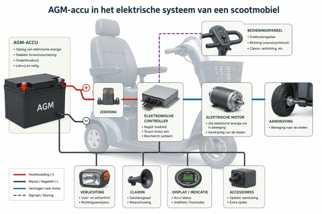 agm accu scootmobiel