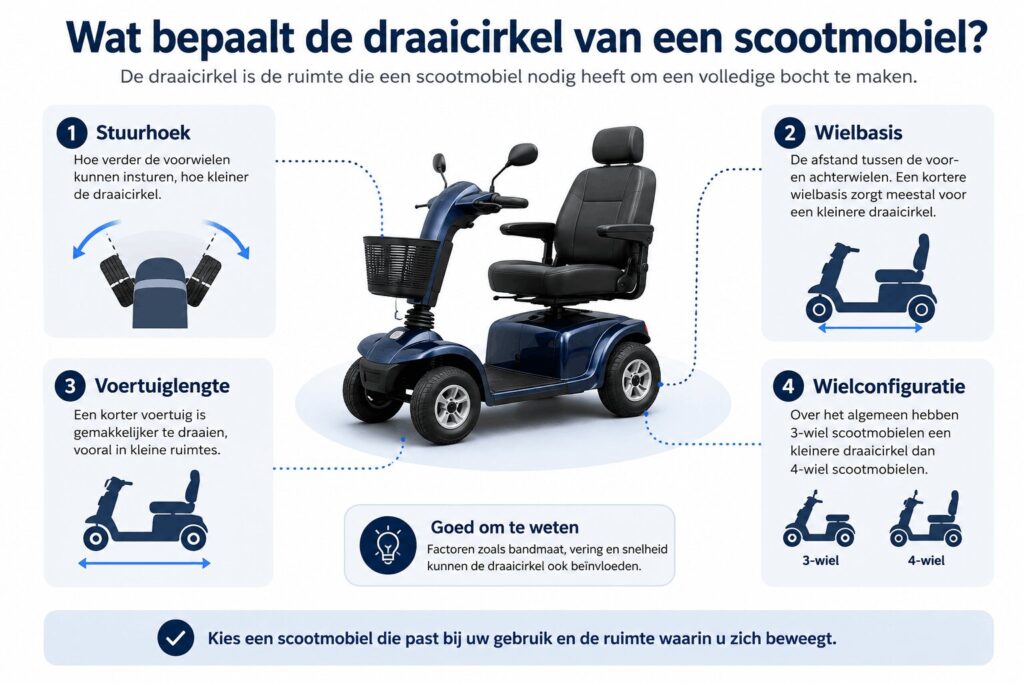 scootmobiel kleine draaicirkel